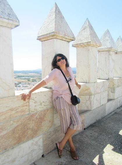 Alentejo Fernanda on roof portrait