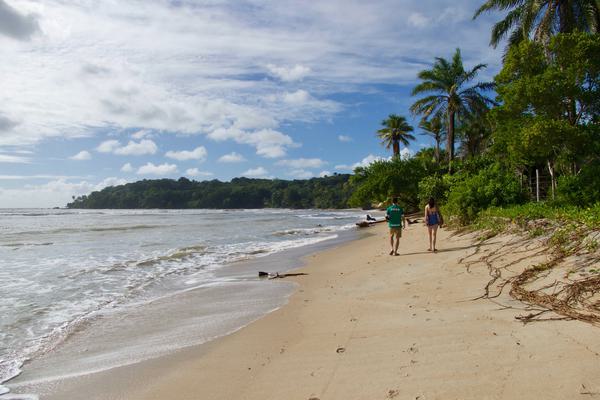 Brazil Boipeba Beach Couple Walking