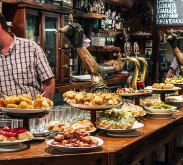 pinxtos bar in san sebastian