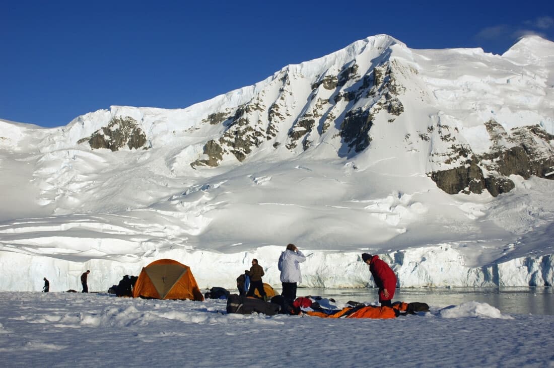 Antarctica camping oceanwide expeditions