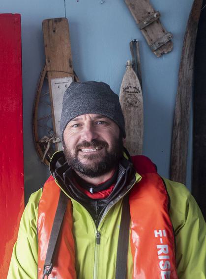 Antarctica peninsula lockroy station diego portrait