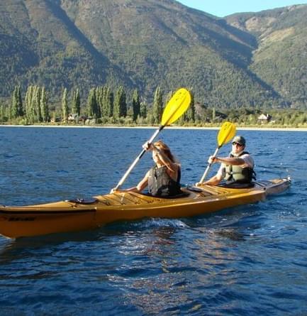 kayaking lake near bariloche argentina