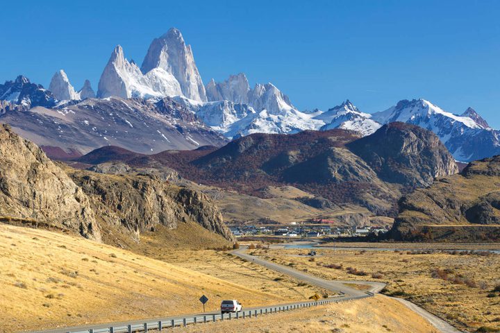 Argentina patagonia mount fitz roy los glaciares national park patagonia