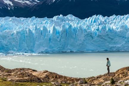 visiting perito moreno glacier patagonia argentina