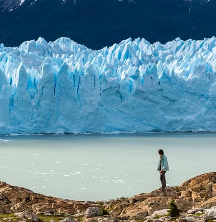 visiting perito moreno glacier patagonia argentina