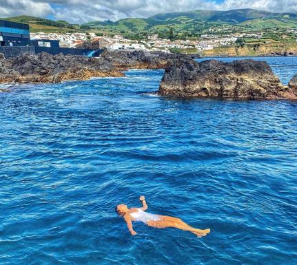 Azores sao miguel natural swimming futurismo