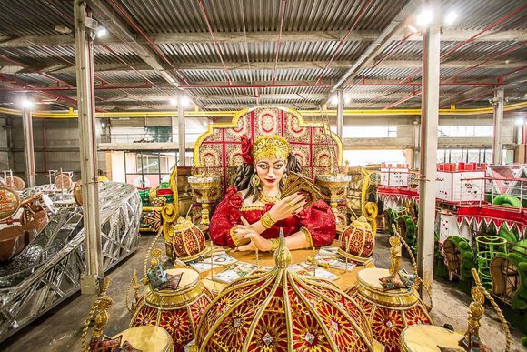 carnival float being made in rio de janeiro