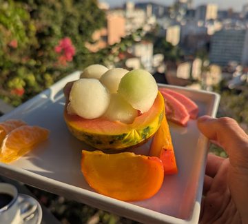 fresh fruit for breakfast in rio de janeiro