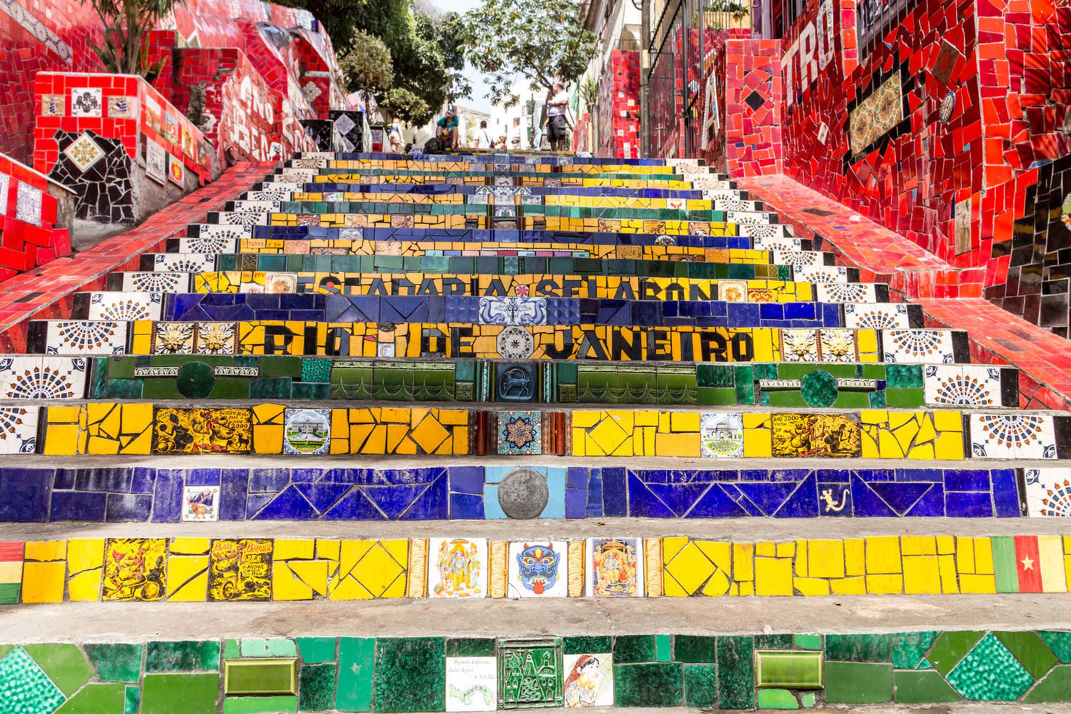 Brazil rio de janeiro escadaria selaron rio de janeiro brazil