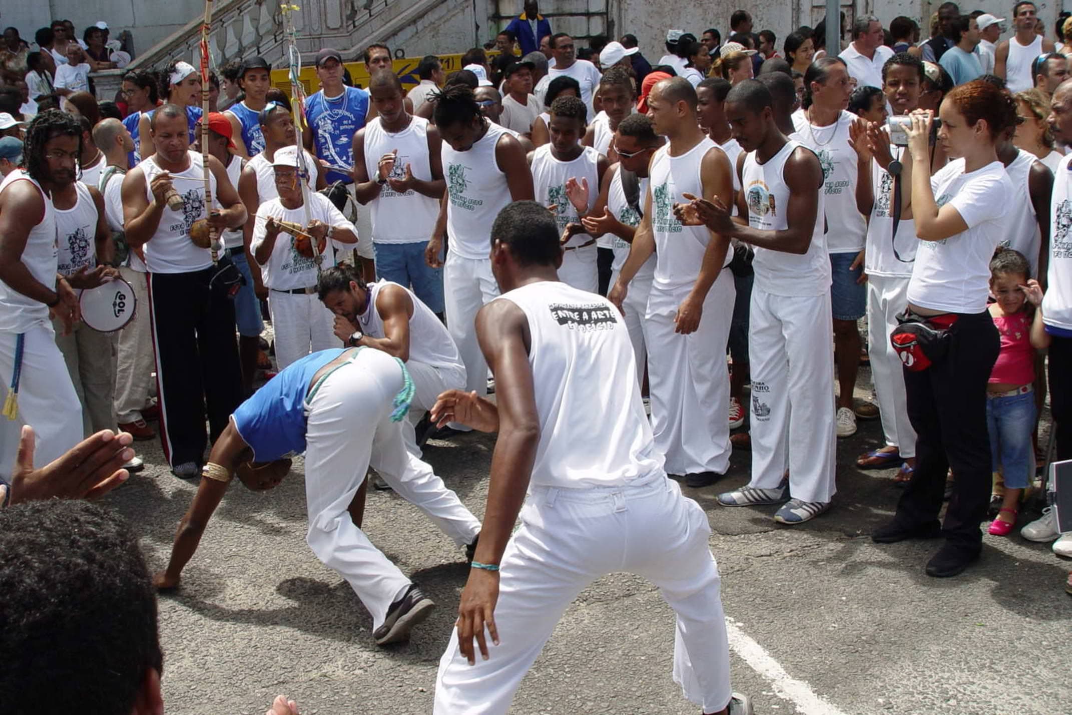 Brazil salvador men playing capoeira in salvador vinicius tupinamba