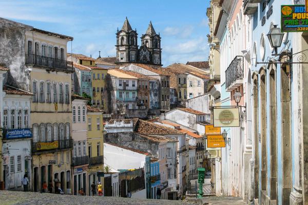 Brazil salvador old town of salvador de bahia