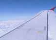 Costa rica plane wing and clouds