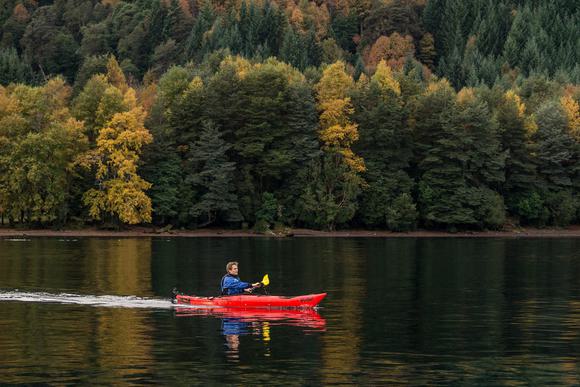 kayaking at huilo huilo reserve