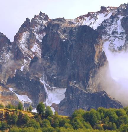 cerro castillo mountains chilean patagonia