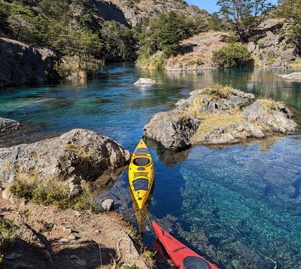 Chile cochrane tamango kayak walk chris bladon pura aventura 6