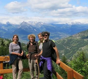 hiking curico valley andes view