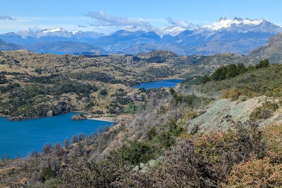mountains lake scenery carretera austral patagonia