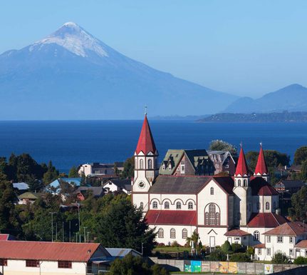 Chile lake district puerto varas patagonia chile