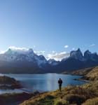 Chile patagonia torres del paine late afternoon lago pehoe