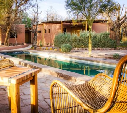 Chile san pedro atacama naturalis hotel pool