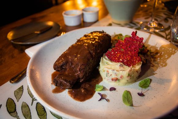 meat dinner in chilean patagonia
