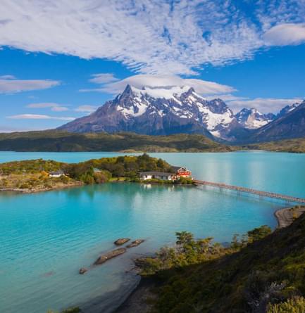 torres del paine national park pehoe lake view