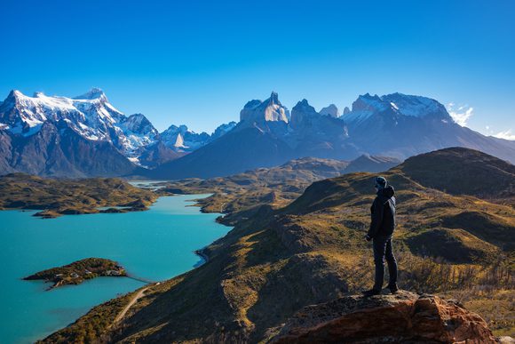 torres del paine pehoe view cuernos