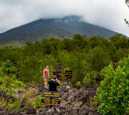 Costa rica arenal teenagers family istock