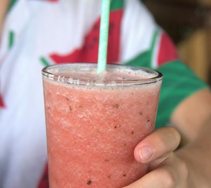 Costa rica caribbean manzanillo beach smoothie