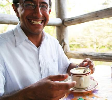 Costa rica tenorio rio perdido smiling gustavo and coffee20180829 76980 14fezv8