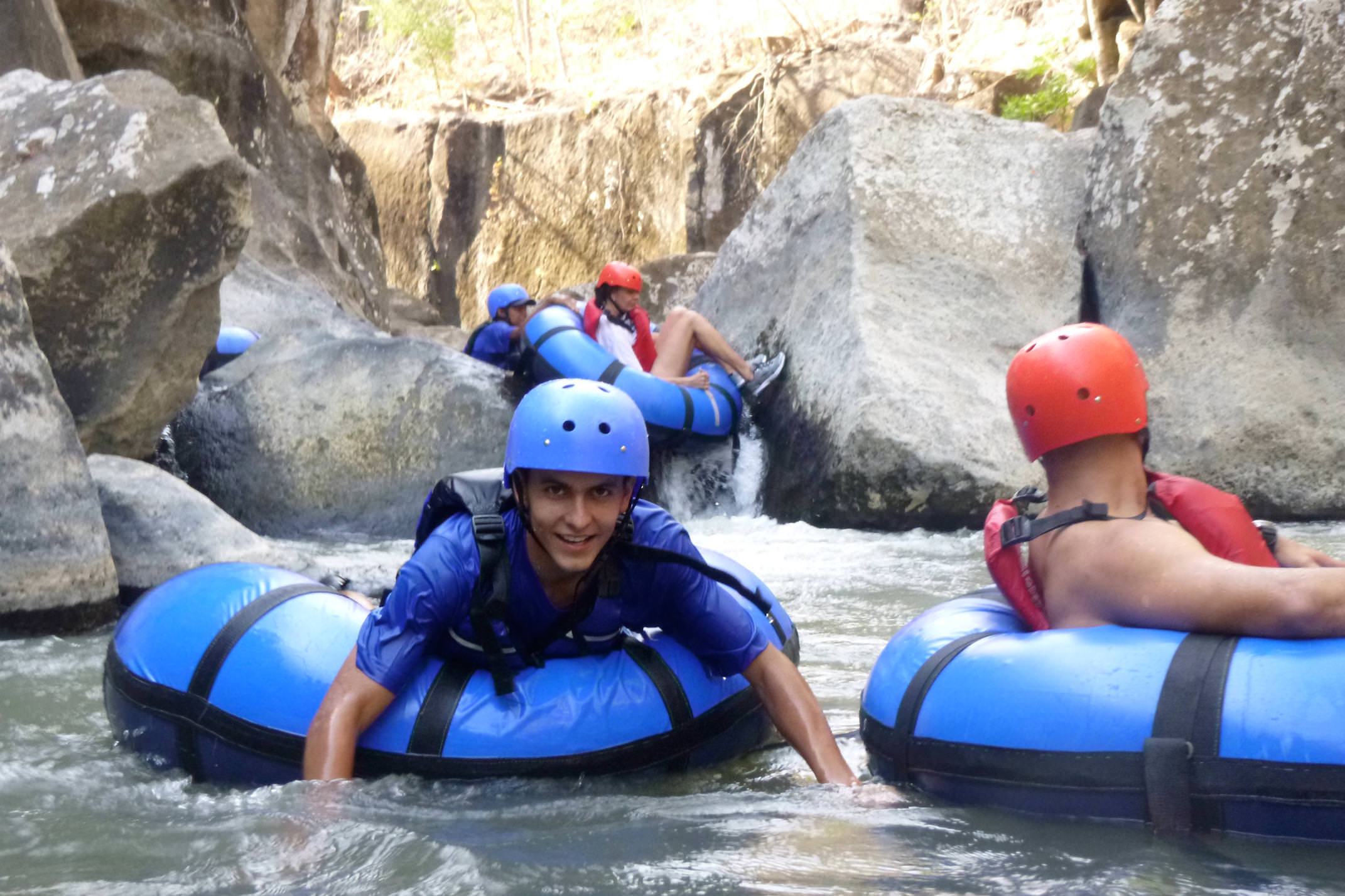 Costa rica tenorio rio perdido tubing group on rio blanco