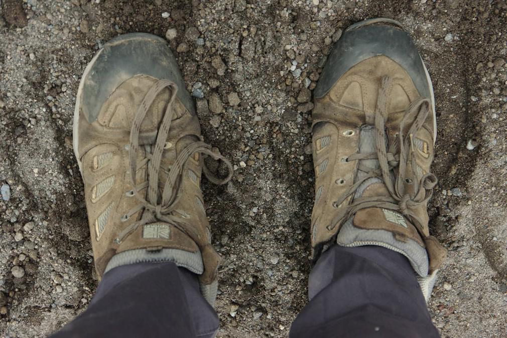 Ecuador cotopaxi walking boots hike refugio chris bladon