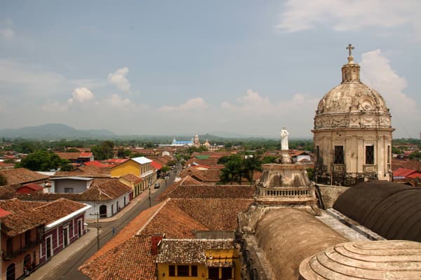 Nicaragua granada rooftop view