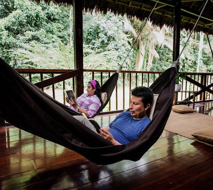 Peru amazon hammocks rainforest expeditions