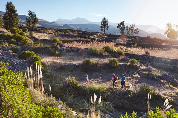 colca canyon landscape view