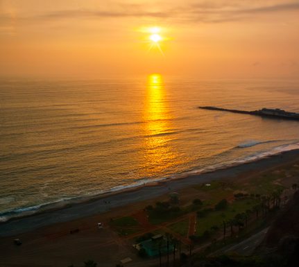 Peru lima sunset istock