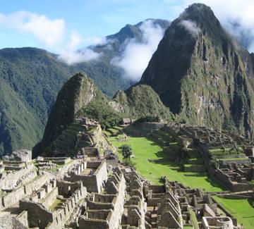 machu picchu golden sunlight