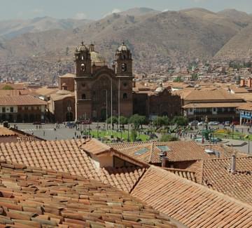 cusco plaza de armas view