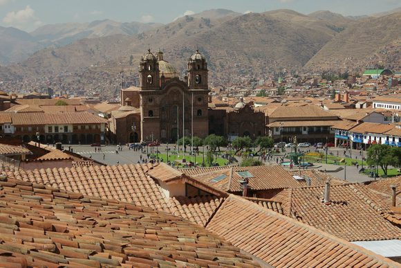 cusco plaza de armas view