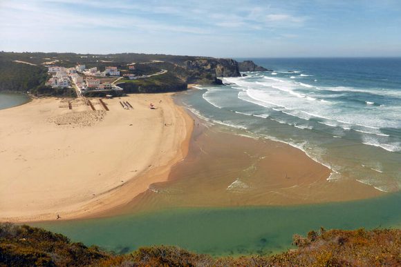 empty beach on costa vicentina