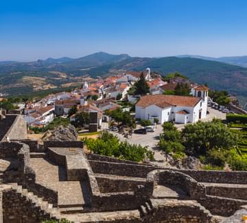 marvao aerial view
