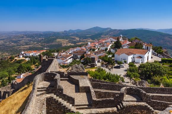 aerial view of marvao