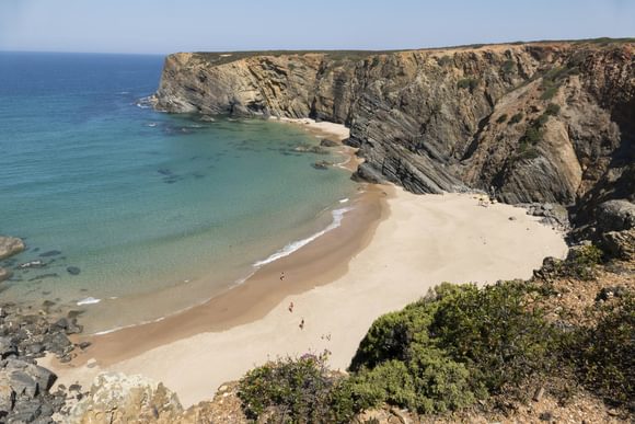 wild beach on the costa vicentina