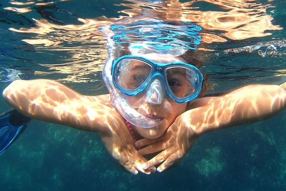 snorkelling on faial