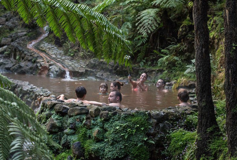 Portugal c visit azores Caldeira Velha sao miguel