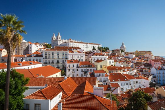 lisbon classic rooftop view