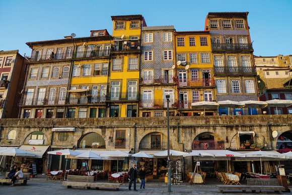 colourful houses porto