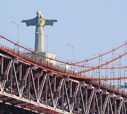 Portugal lisbon christ statue bridge chris bladon