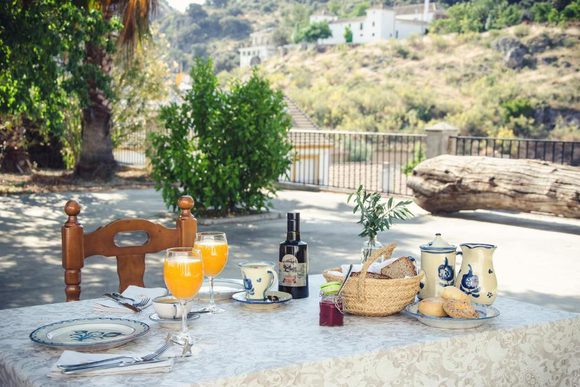 breakfast table andalucia sun