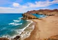 Spain andalucia almeria playa del monsul beach at cabo de gata in spain
